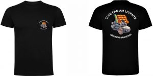 Camiseta negra can am levante